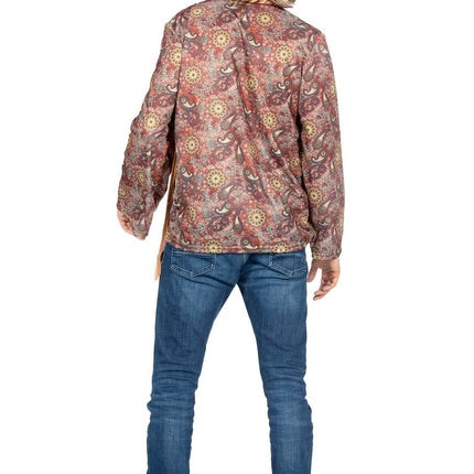 Feestbazaar Hippie Shirt Elliot Bruin Heren