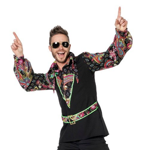 Feestbazaar Hippie shirt man