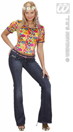 Feestbazaar Hippie T-shirt vrouw