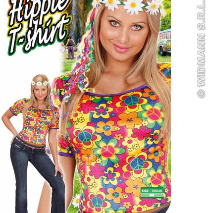 Feestbazaar Hippie T-shirt vrouw