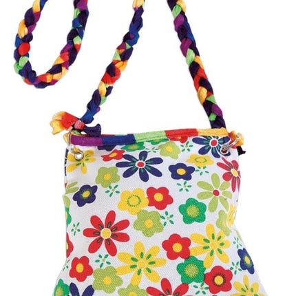 Feestbazaar Hippie tas flower power