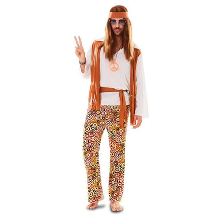 Feestbazaar Hippie verkleedkleding man