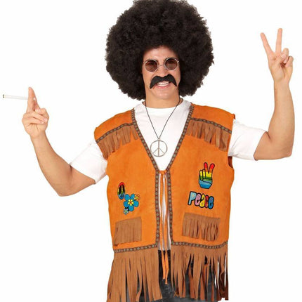 Feestbazaar Hippie vest heren