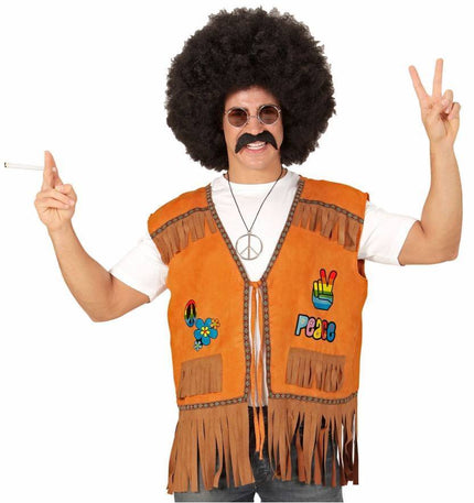 Feestbazaar Hippie vest heren