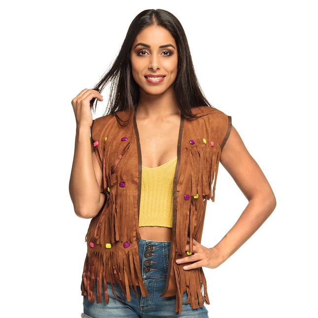 Feestbazaar Hippie vest Maddy