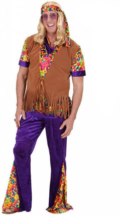 Feestbazaar Hippie vest met hoofdband