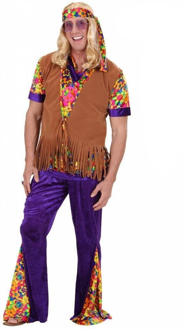 Feestbazaar Hippie vest met hoofdband