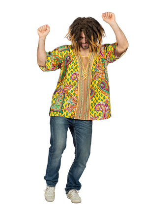 Feestbazaar Hippie Woodstock Shirt Heren