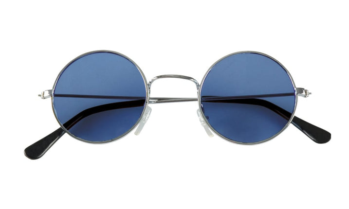 Feestbazaar Hippiebril blauw