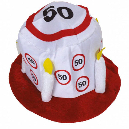 Feestbazaar Hoed 50 jaar verkeersbord
