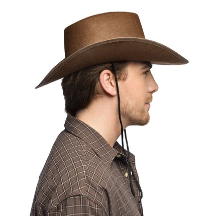 Feestbazaar Hoed Cowboy Wyatt Bruin