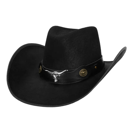 Feestbazaar Hoed Cowboy Wyatt zwart