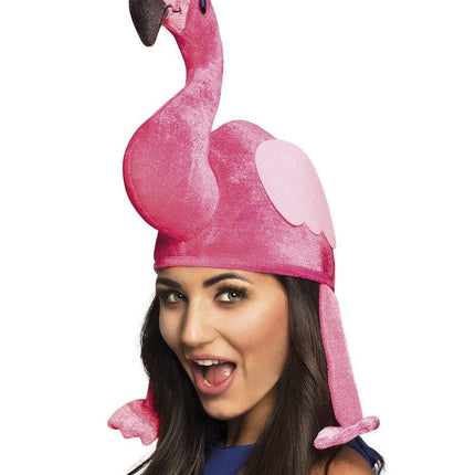 Feestbazaar Hoed Flamingo