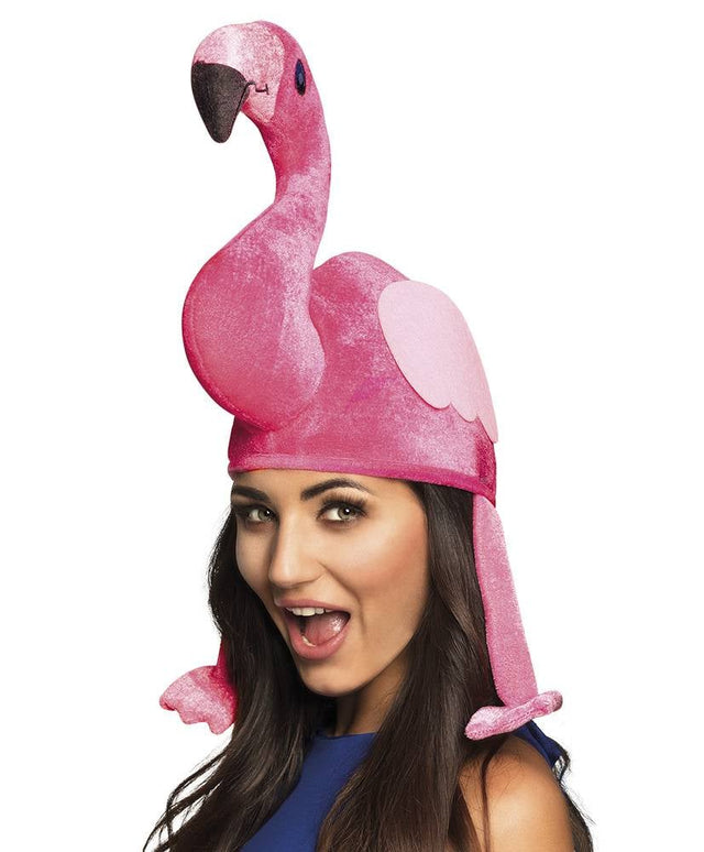 Feestbazaar Hoed Flamingo