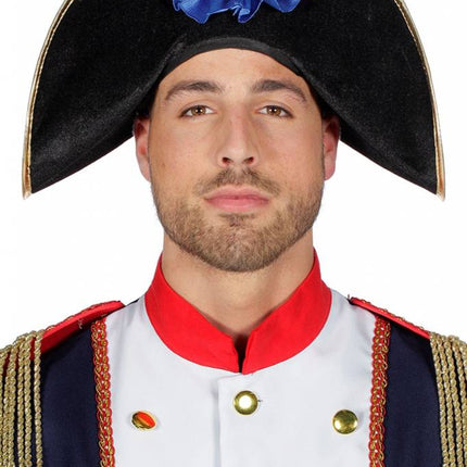 Feestbazaar Hoed Napoleon met rozet