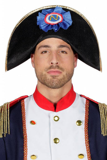 Feestbazaar Hoed Napoleon met rozet