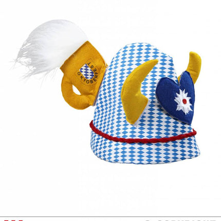 Feestbazaar Hoed Oktoberfest Beierse print