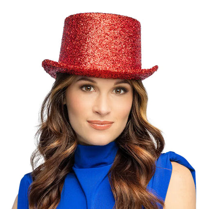 Feestbazaar Hoed Showtime Rood
