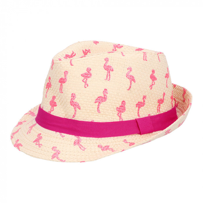 Feestbazaar Hoed Sparkling Flamingo