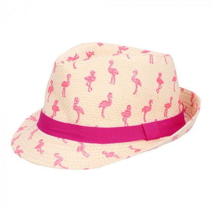 Feestbazaar Hoed Sparkling Flamingo