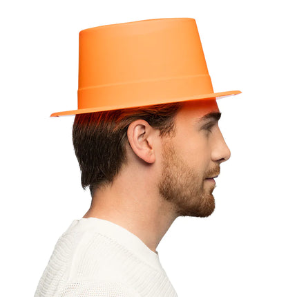 Feestbazaar Hoed Topper Neonoranje