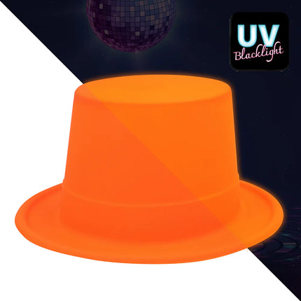 Feestbazaar Hoed Topper Neonoranje
