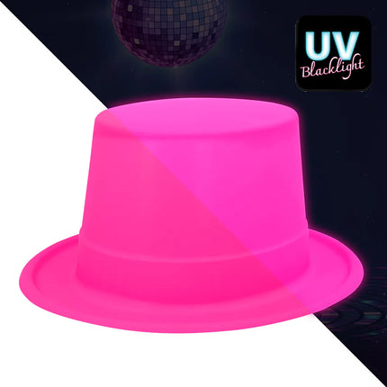 Feestbazaar Hoed Topper neonroze