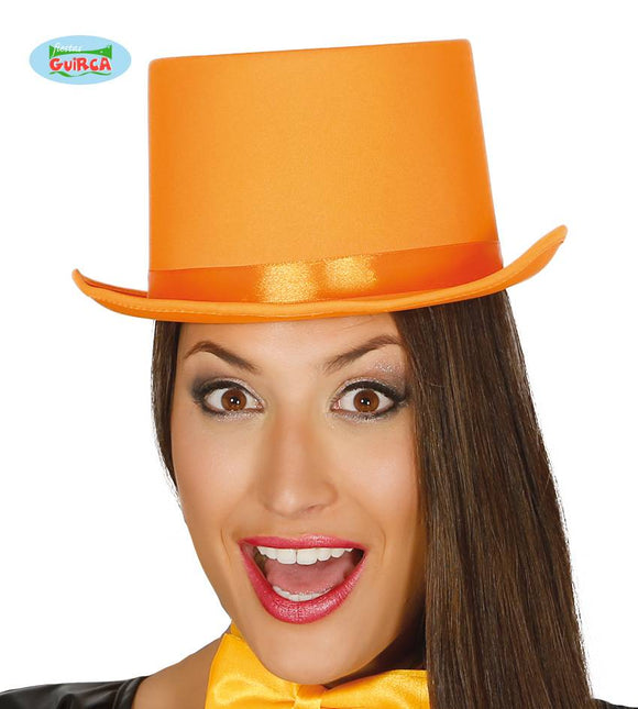 Feestbazaar Hoge hoed oranje