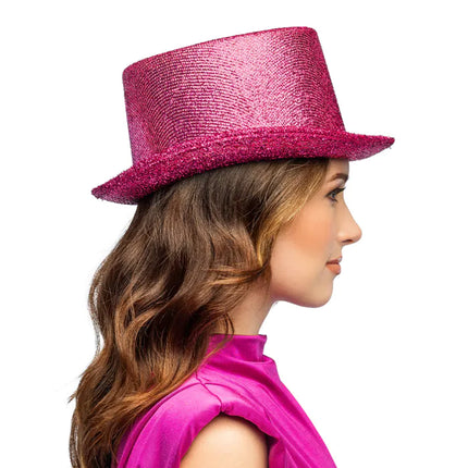 Feestbazaar Hoge Hoed Showtime Fuchsia