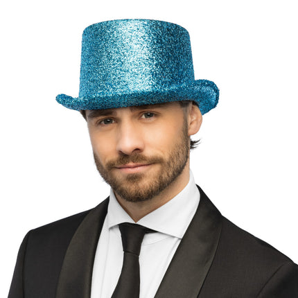 Feestbazaar Hoge Hoed Showtime Turquoise