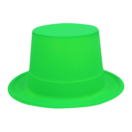 Feestbazaar Hoge Hoed Topper Neongroen