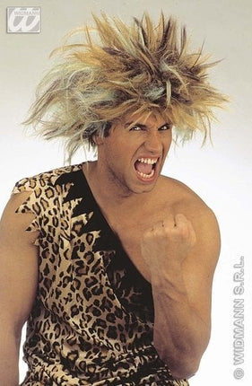 Feestbazaar Holbewoner wild man Pruik