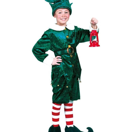 Feestbazaar Holly Jolly Elfenpak kind luxe