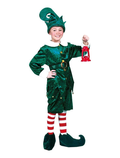 Feestbazaar Holly Jolly Elfenpak kind luxe