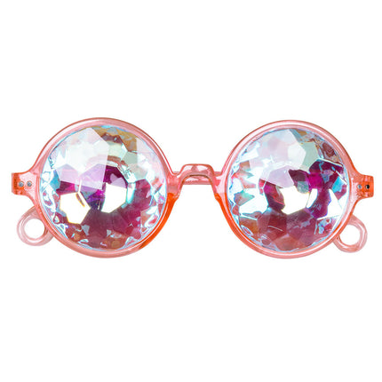 Feestbazaar Holografische Partybril Delusion Roze