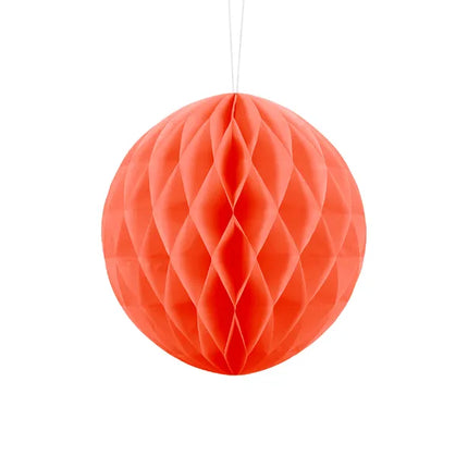 Feestbazaar Honeycomb Bal oranje - 20cm