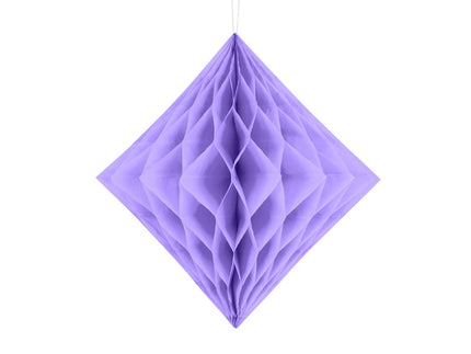Feestbazaar Honeycomb Diamant Lila 30cm