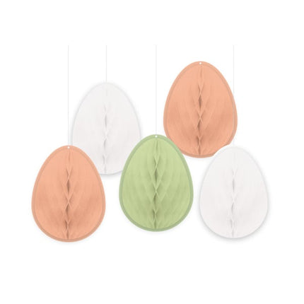 Feestbazaar Honeycomb Set Paaseieren (5st)