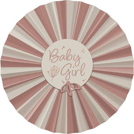 Feestbazaar Honeycomb Waaier Blooming Baby Girl (3st)