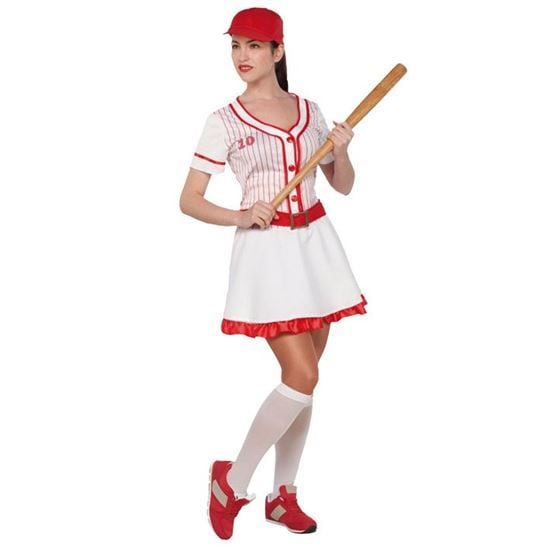 Feestbazaar Honkbal Kostuum Vrouw