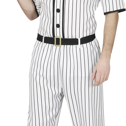 Feestbazaar Honkbal Speler Kostuum White Mays