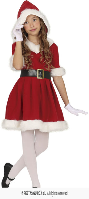 Feestbazaar Hooded Santa Girl Pakje Meisjes