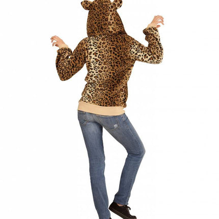 Feestbazaar Hoodie Luipaard