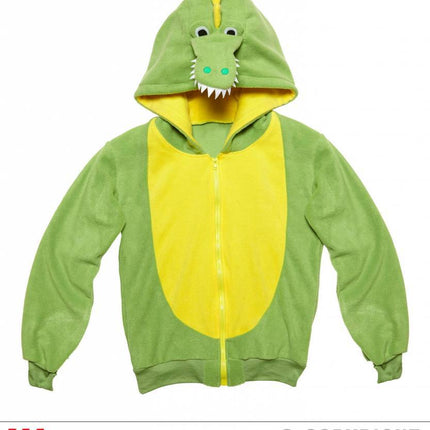 Feestbazaar Hoodie vest krokodil
