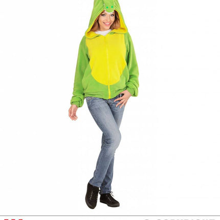 Feestbazaar Hoodie vest krokodil