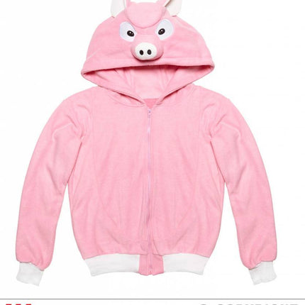 Feestbazaar Hoodie Vest Varken