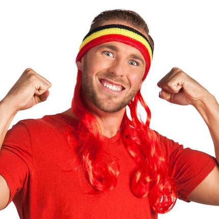 Feestbazaar Hoofdband België met rood haar