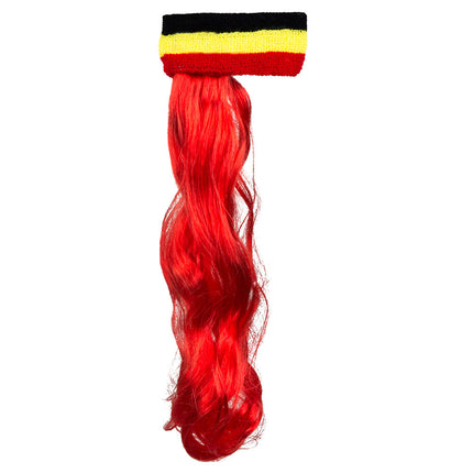 Feestbazaar Hoofdband België met rood haar