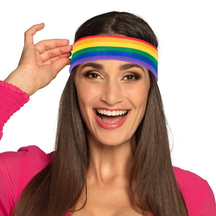 Feestbazaar Hoofdband Regenboog