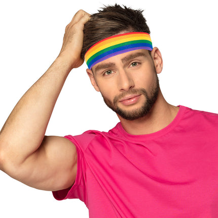 Feestbazaar Hoofdband Regenboog